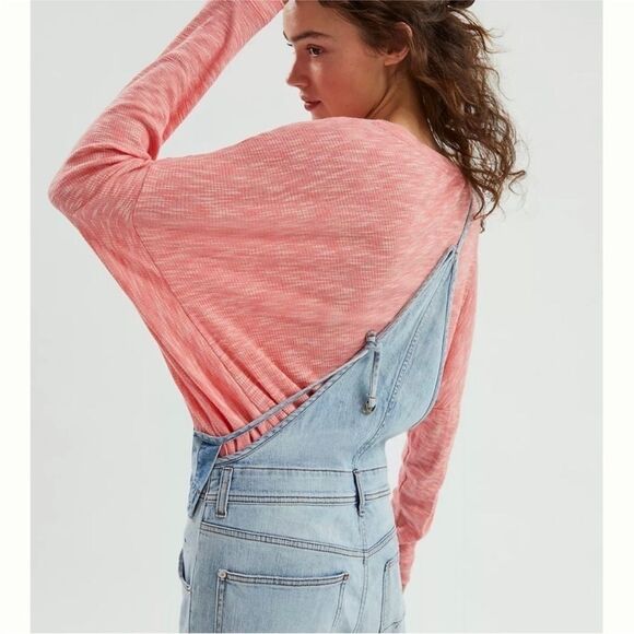 ANTHROPOLOGIE | Damiana Pink Asymmetrical Pullover Knit Top Women’s Size Small - Picture 3 of 11